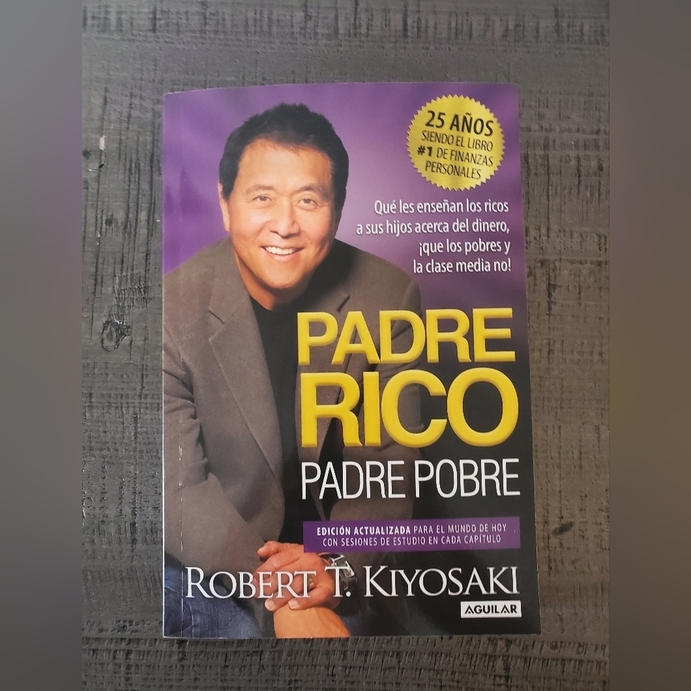 Padre Rico Padre Pobre Book by Robert T. Kiyosaki Spanish Verction - Picture 2 of 3